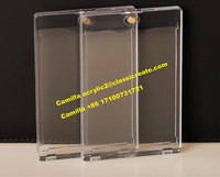Étui de présentation personnalisé pour cartes ETB avec couvercle magnétique en acrylique, boîte de rangement pour boosters, résistant aux UV, pour cartes de jeu