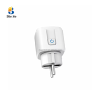 Prise de télécommande sans fil RF 433 MHz, interrupteur de prise standard UE avec télécommande marche/arrêt, 16A, portée 40 m, IP55, prise électrique