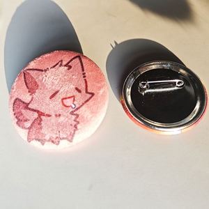 High Quality Custom <b>Star</b> Heart Tinplate Badges Promotional Round Metal Pin Badge with Safety Pin Attachment - Product Image 6