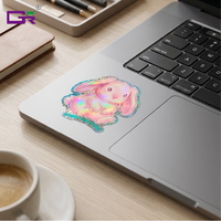 Etiquetas Adhesivas Holográficas con Logotipo Personalizado, Recortadas, con Efecto Brillante de Arcoíris, con Diseño de Puntos o Pixies