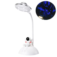 Projecteur LED Galaxie Moderne pour Enfants avec Projections d'Étoiles, Lampe de Table Alimentée par Courant Alternatif