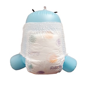 Pañales Desechables Económicos para Bebé al por Mayor, Pañales Tipo Pantalón Súper Suaves y Amigables con la Piel, Alta Absorción - Product Image 4
