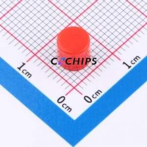 A56-3.2-RED Switch Accessories / Cap Switch ( Type: Switch Cap )( Form: Cylinder )( Color: Red ) - Product Image 1