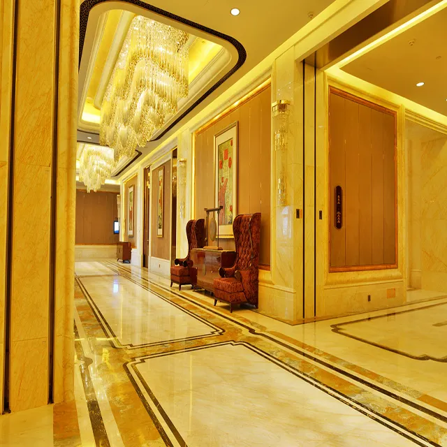 Decoración de pared de mármol dorado natural, blanco con vetas doradas, techo de mármol para Villa, TV, diseño de pared