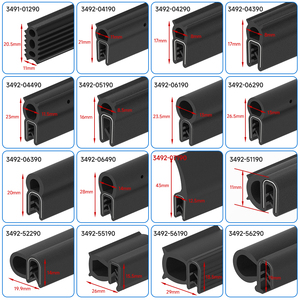 Custom Extruded EPDM Black Rubber Door Sealing Strips Corrosion Resistant Car Door <strong>Seal</strong> for Distribution Box - Product Image 4