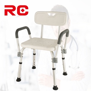 ANYHOMECARE Silla de Ducha Plegable de Aleación de Aluminio, Moderna, Ajustable, para Personas Mayores y con Discapacidad, <span class=keywords><strong>Precio</strong></span> de Fábrica - Product Image 4