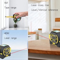 Nouveau télémètre laser, mètre de distance laser 40m/60m, ruban à mesurer numérique laser, outil de mesure, ruban à mesurer