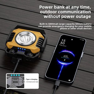 Nouvelle lampe de travail et de camping tout-terrain multifonctionnelle avec fonction de charge, source lumineuse COB 20W - Product Image 3