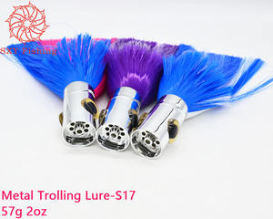 Señuelo de Pesca SXY FISHING S17 de 10 Pulgadas, Señuelo de PVC para Pesca en Aguas Profundas, Señuelo de Cabeza de Plástico para Pesca de Grandes Peces, Señuelo de Arrastre para Marlin, Atún y Lubina - Product Image 2