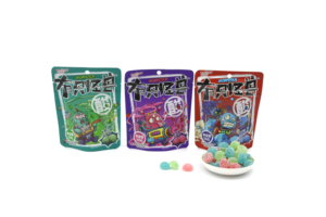 Nuevo Diseño 2026, Gomitas Veganas de 55g con Diseño de Monstruo, Sabor a Uva Ácida, con Pectina, para Adultos con Deseño de Dientes Dulces - Product Image 3