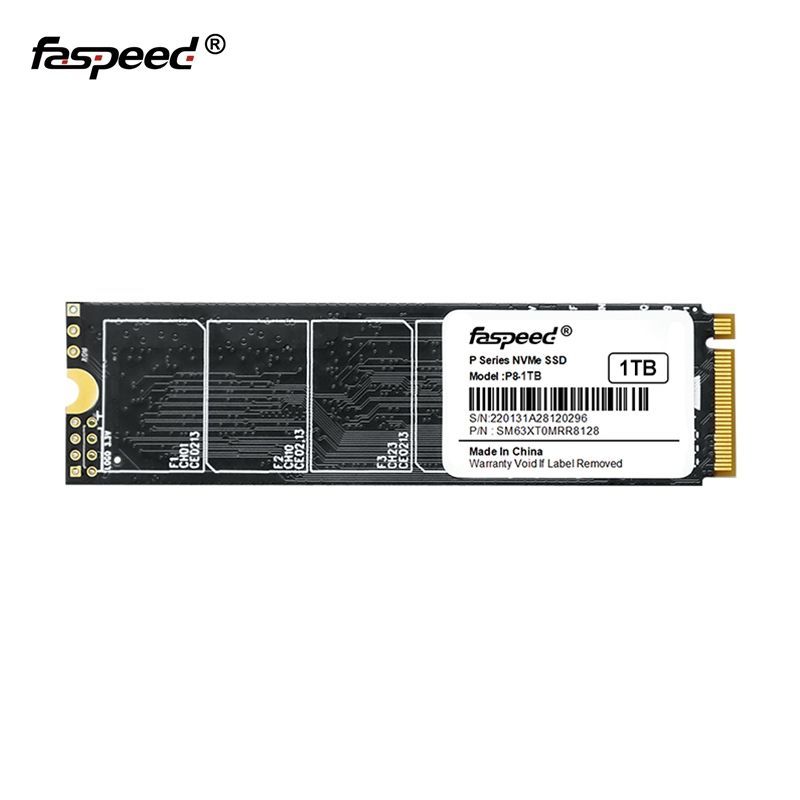 Faspeed Custom M.2 NVMe 2280 SSD - 2TB, 1TB, 512GB, 256GB, 128GB