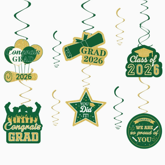 paper Cards*6 &single Swirls*6