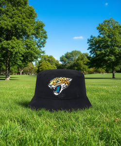 Gorro de Pescador Negro de los Jacksonville Jaguars para Hombre, Nueva Era, 58-60 cm, Deportivo e Informal, con Logotipo Bordado - Product Image 2
