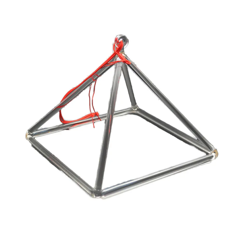 3 "-18" bas prix Quartz chantant clair méditation Triangle Chakra guérison cristal pyramide