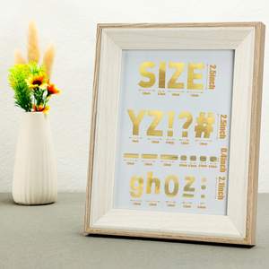 Autocollant en PVC <span class=keywords><strong>de</strong></span> 2,5 pouces avec feuille d'or, forme irrégulière, <span class=keywords><strong>lettres</strong></span>, chiffres et symboles imprimés en couleur, pour bricolage, boîte <span class=keywords><strong>aux</strong></span> <span class=keywords><strong>lettres</strong></span>, adhésif, <span class=keywords><strong>étiquette</strong></span> personnalisée - Product Image 5