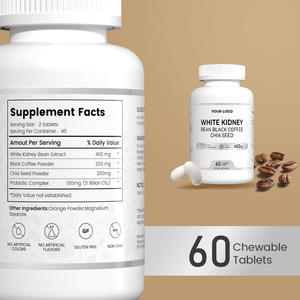 Ytbio Gewichtsmanagement Weiße Kidneybohnen Chia-Samen und Schwarzer Kaffee Komplex Tabletten Nahrungsergänzungsmittel - Product Image 4