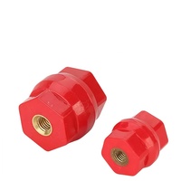 Aislador de Polímero para Barra Colectora Moldvolt D3030 Serie D, 30 mm de Diámetro, 30 mm de Altura, DMC BMC, Aisladores de Resina Epoxi de Bajo Voltaje