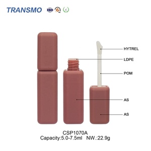 Emballage réutilisable pour gloss liquide, tubes d'huile à lèvres personnalisables avec logo, tubes de gloss vides en caoutchouc de 5 ml - Product Image 3