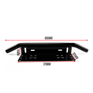 Soporte de aluminio para matrícula, abrazadera de 205 mm de distancia entre orificios, estilo deportivo para vehículos todoterreno - Product Image 3