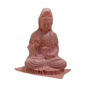 Factory Custom Rapid Prototype SLA SLS SLM 3D Printing Service Red Candle Processing Buddhism Bodhisattva Image