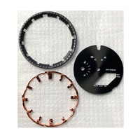 Kit de modification de cadran de montre en laiton noir pour Casioak Gshocks GA2100 - Remplacement du cadran - Kit DIY léger