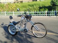 Sepeda Motor Chopper Vintage 2-tak 48CC Mesin Bensin Motor Vintage Sepeda Vintage