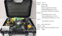 Laser auto-nivelant 360°, faisceau 3D ultra-lumineux, étui rigide, auto-calibrage, diode améliorée