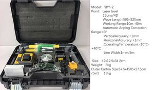 <span class=keywords><strong>Laser</strong></span> auto-nivelant 360°, faisceau 3D ultra-lumineux, étui rigide, auto-calibrage, diode améliorée - Product Image 6
