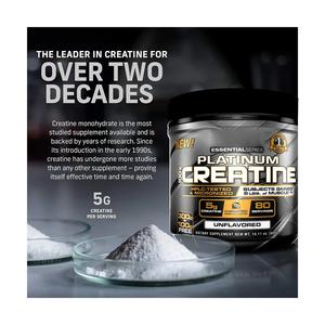 Creatina en Polvo para Adultos con Certificación <span class=keywords><strong>GMP</strong></span>, Dosis de 5g, Recuperación Rápida de la Fatiga, Mayor Potencia Explosiva y Suplementos Musculares - Product Image 2