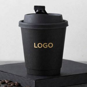 แก้วกระดาษกาแฟและขนมแบบใช้แล้วทิ้งเคลือบ PE สองชั้น ทนทานสำหรับเครื่องดื่มร้อน เอสเพรสโซ ลาเต้-รุ่น 0343 - Product Image 6