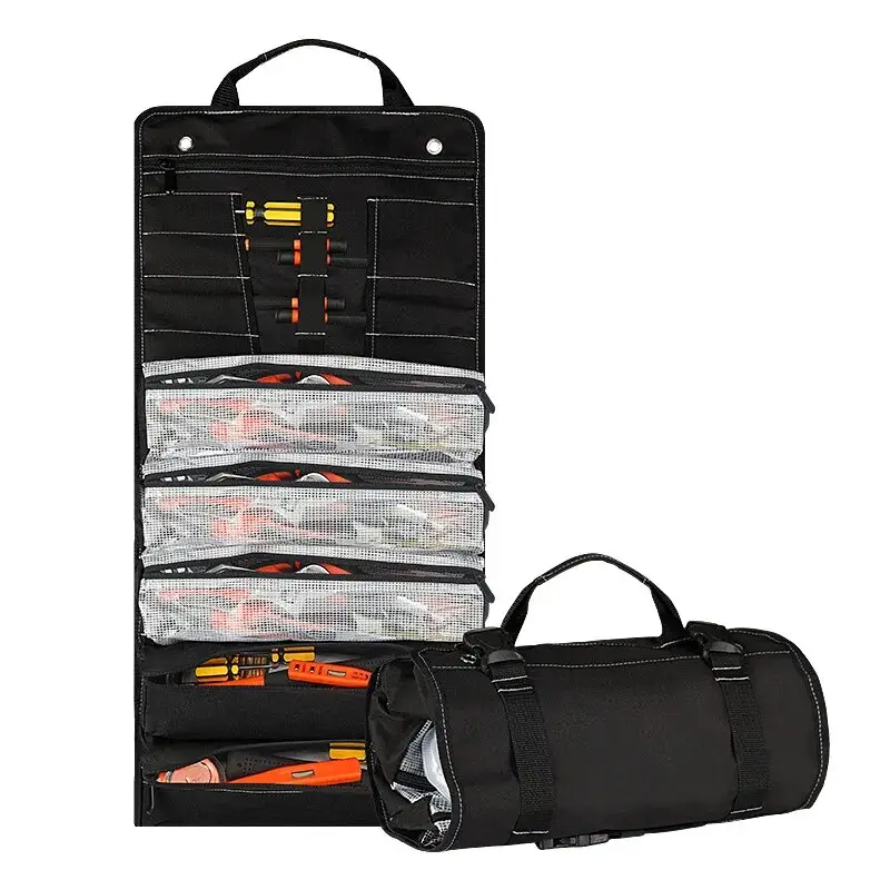 حقائب أدوات كبيرة قابلة للطي مع جيوب من البلاستيك حقيبة حمل لأعمال الشاقة لأدوات المنزل الكهربائية مجموعات الأدوات الخارجية