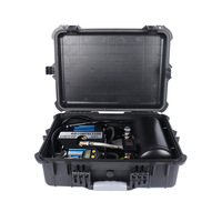 Car Air Compressor DC 12V 150PSI Double Cylinder Aluminum Alloy Heavy-Duty Tire Inflator 1-Gallon Tank Pointer Display Pressure