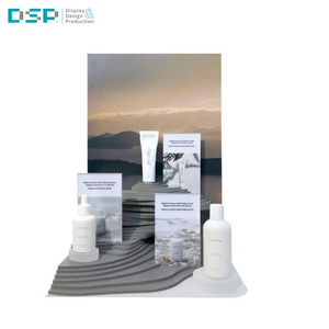 Fábrica vietnamita DSP Un soporte de exhibición acrílico de doble capa para cosméticos y productos para el cuidado de la piel con diseño creativo suspendido - Product Image 2