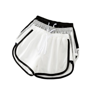 Leggings de yoga décontractés pour femmes, été 2025, taille haute élastique, skinny, slim, shorts de fitness, entraînement, plage, motif uni - Product Image 1