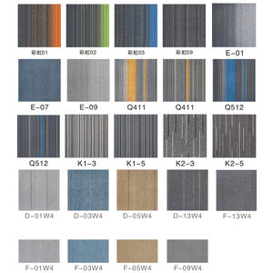 Легко устанавливаемые роскошные напольные ковры для офисов, высококачественная квадратная коммерческая ковровая плитка 50x50 - Product Image 1