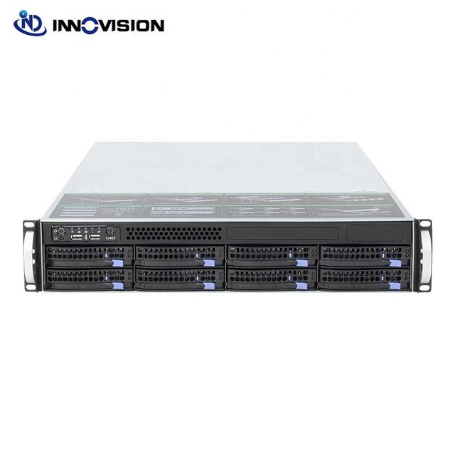 Factory Direct Sale 2U 8 HDD Bays Storage Server with I3 I5 I7 or E3 Cpu,max 64Gb Memory