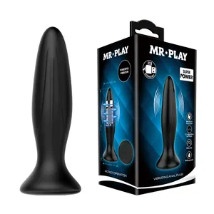 Máy rung hậu môn 12 chức năng rung USB có thể sạc lại massage tuyến tiền liệt butte cắm rung nam masturbator