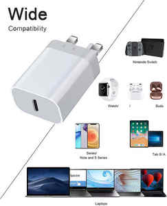 Cargador Rápido Tipo C de 20W PD, Adaptador de Corriente con Enchufe UK de 30W GaN, Carga Inalámbrica Magnética para Teléfonos - Product Image 5