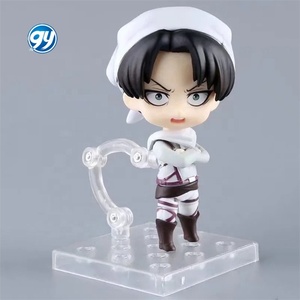 Attack on Titan Levi Cleanup Capitán Q Versión Nendoroided Movable Face Change Doll Ornament 417 - Product Image 3