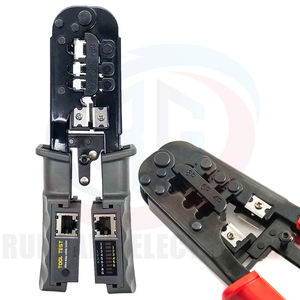 RG Multifunktion ales <span class=keywords><strong>Rj45</strong></span> Rj12 Rj11 Rj9 Netzwerk-Crimp zange 4P 8P 6P Crimp zange mit Lan-Kabel <span class=keywords><strong>tester</strong></span> - Product Image 1