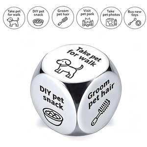Dado de Decisión Metálico Personalizado Grabado, Cubo de Aleación Sólida para Tomar Decisiones, Novedoso Regalo de Recuerdo, Promociones de Marca para Oficina, Directo de Fábrica - Product Image 3