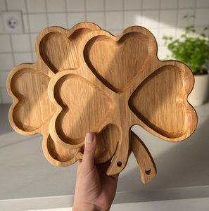 Planche de service en bambou personnalisée, plateau à collation en bois, assiette à apéritif pour le <span class=keywords><strong>camping</strong></span>, décoration de cuisine et de maison - Product Image 2