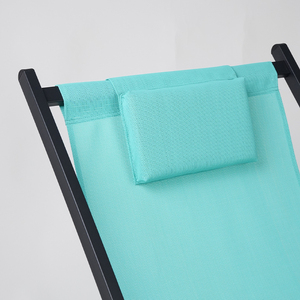 Chaises longues de plage pliantes modernes en tissu Oxford et alliage d'aluminium pour adultes, avec coussin, pour extérieur, piscine et <span class=keywords><strong>jardin</strong></span>, vente en gros, métal, <span class=keywords><strong>pas</strong></span> <span class=keywords><strong>cher</strong></span> - Product Image 2