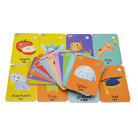 OEM ODM Impression Cartes Flash éducatives mathématiques pour enfants Jeu d'apprentissage de l'anglais abc avec boîte