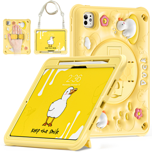Funda Protectora para Tablet con Diseño de Patito, Anti-Caídas y Resistente a Impactos, Protección Completa para iPad <span class=keywords><strong>Pro</strong></span> 11 2024 <span class=keywords><strong>M4</strong></span> A2836/A2837/A3006 - Product Image 5