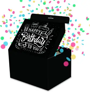 Nouvelle arrivée DIY Explosion <span class=keywords><strong>confettis</strong></span> Surprise boîtes cadeaux Explosion boîte Pop Up pour anniversaire saint valentin - Product Image 1