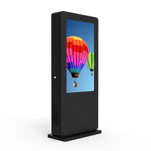 Refee 55in 65in Double Side Totem IP65 Outdoor Lcd Screen Advertising Lcd Screen Floor Standing Digital Signage