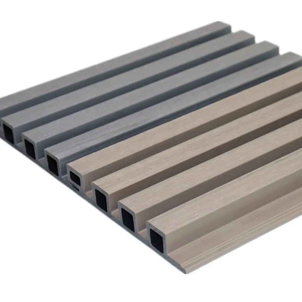 China manufacturer price pvc siding fluted wall panel wpc decorative waterproof wall coating boards cladding