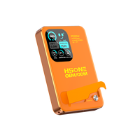LY10 Smart TFT-Display Magnetische Powerbank 15W Kabellos 20W PD Kabelgebunden Schnellladung Eingebauter Ständer 3-in-1 OEM Anpassbar