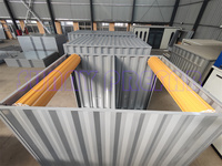 Conteneurs de stockage portables démontables en acier de 8', 10', 12', 16', 20' pieds, à assembler, mobiles, à démonter